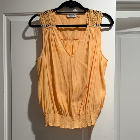 Ramy Brook Apricot Sleeveless Blouse - Picture 1 of 5